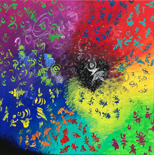 Tanz der Farben by Master Phago, Painting for Sale on Select