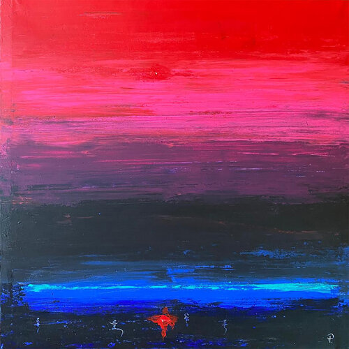Farben der Liebe in der Abenddämmerung by Master Phago, Painting for Sale on Select