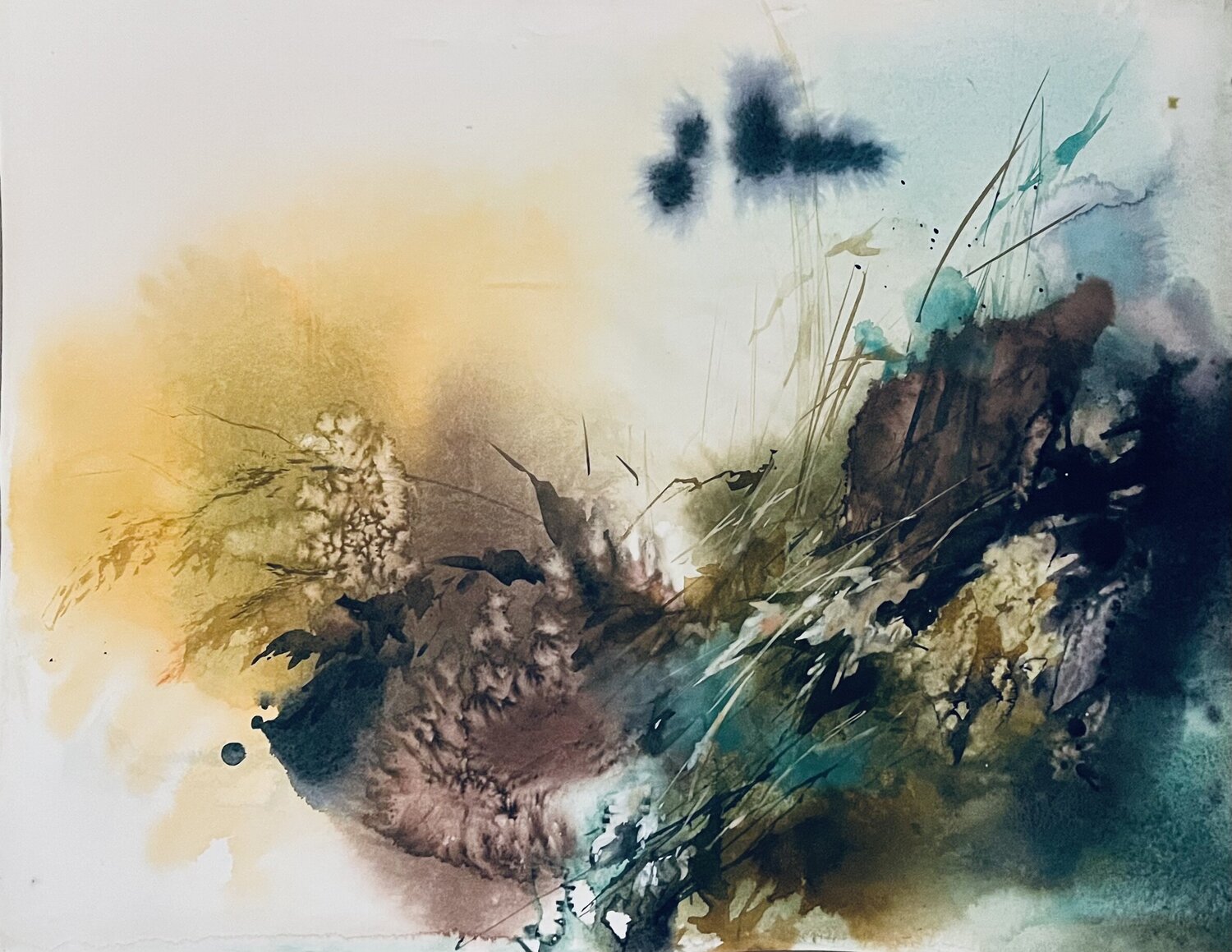 When the snow ends Natalia Averianova Original painting for sale