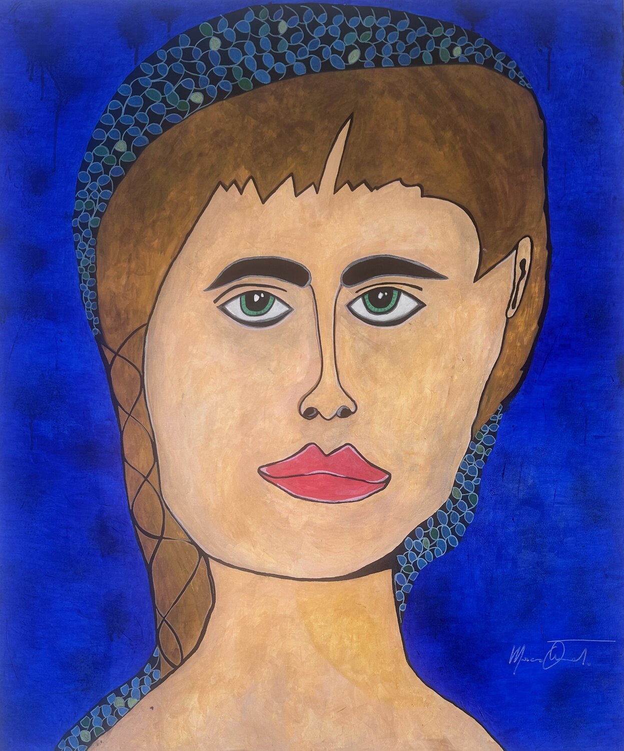 The Summer Girl Marco Amato Original painting for sale