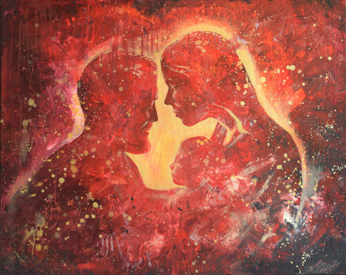 Light of Love by Anna Gold, Painting for Sale on Select