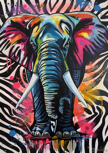 Traust du dich? by Daniela Schreiber, Painting for Sale on Select