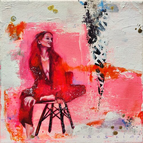 Moments Of Repose II by Saskia van Drunen, Painting for Sale on Select
