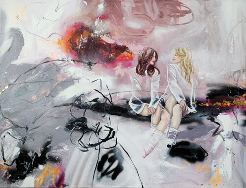 Unfolding by Saskia van Drunen, Painting for Sale on Select