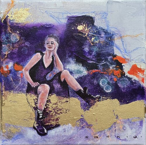 No Words by Saskia van Drunen, Painting for Sale on Select