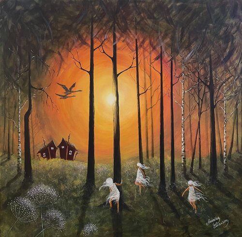 The Flower Glade by Annika Eliasson, Painting for Sale on Select