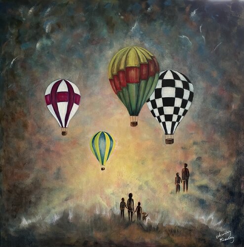 Toward new heights by Annika Eliasson, Painting for Sale on Select
