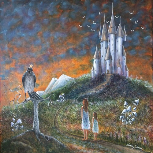 The Crow's castle by Annika Eliasson, Painting for Sale on Select