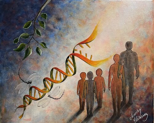 DNA by Annika Eliasson, Painting for Sale on Select