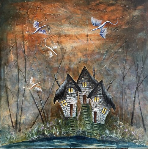 The house of the dragons by Annika Eliasson, Painting for Sale on Select