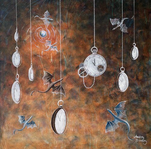 The time of dragons by Annika Eliasson, Painting for Sale on Select
