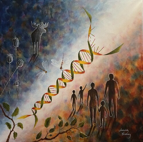 The key of life by Annika Eliasson, Painting for Sale on Select