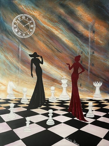 Grandmaster by Annika Eliasson, Painting for Sale on Select