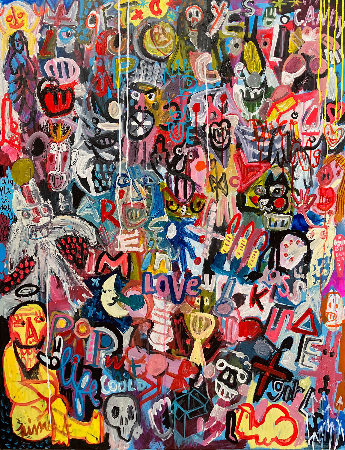 PLAYLIST Gilles Pierre Original painting for sale