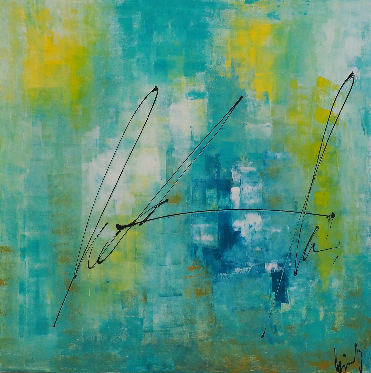 lebensfreude Volker Vieregg Original painting for sale