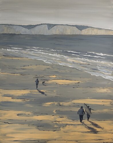 Départ à la pêche by Bertrand De Saint Germain, Painting for Sale on Select