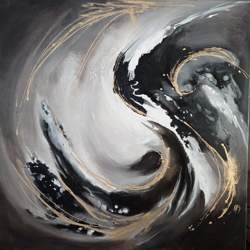 Yin et Yang by Marité Bouis, Painting for Sale on Select