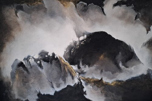 Royaume Minéral by Marité Bouis, Painting for Sale on Select