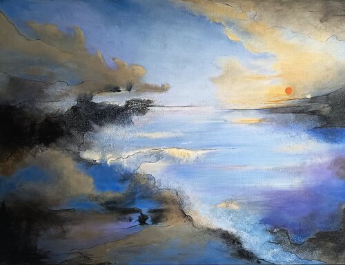 Elle brûle by Marité Bouis, Painting for Sale on Select