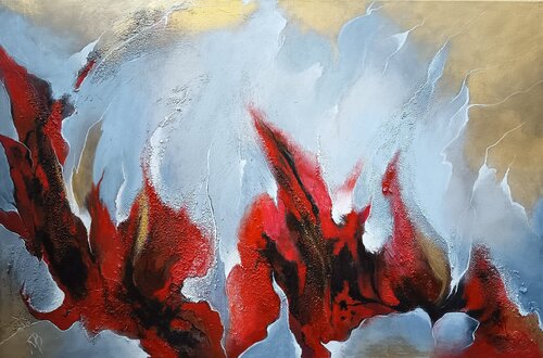 Inferno by Marité Bouis, Painting for Sale on Select