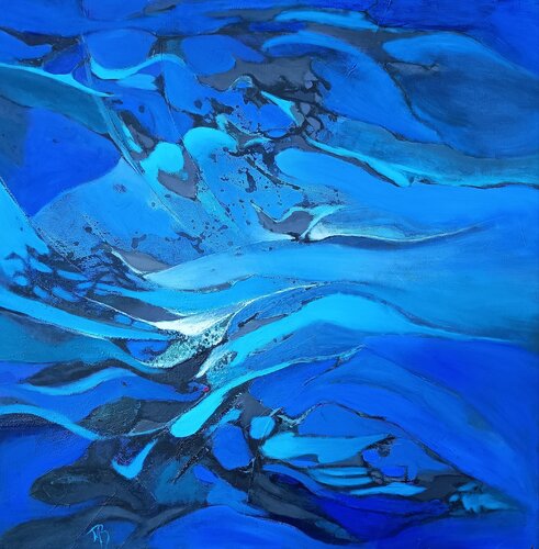 Méandres by Marité Bouis, Painting for Sale on Select