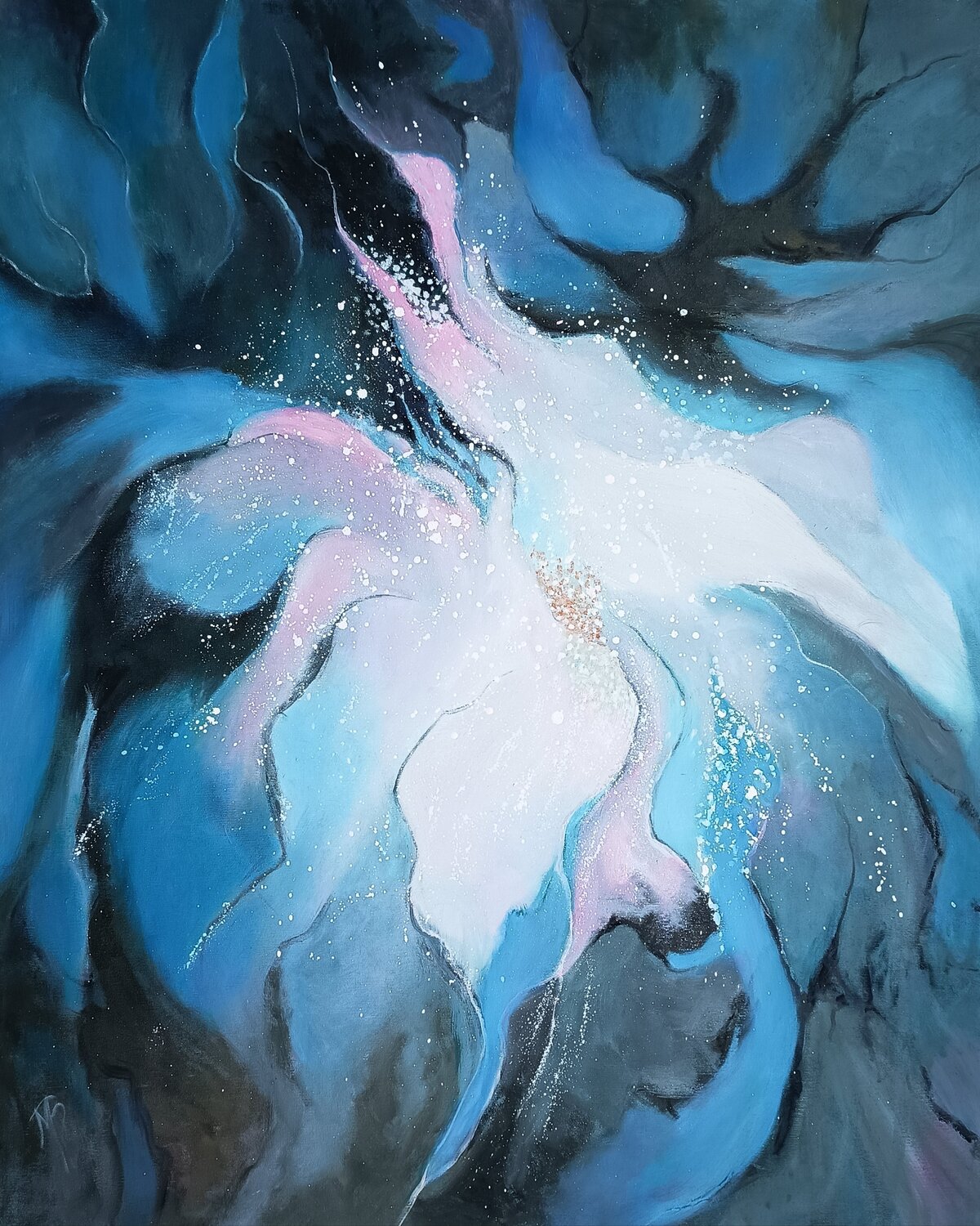 Le printemps des poètes Marité Bouis Original painting for sale