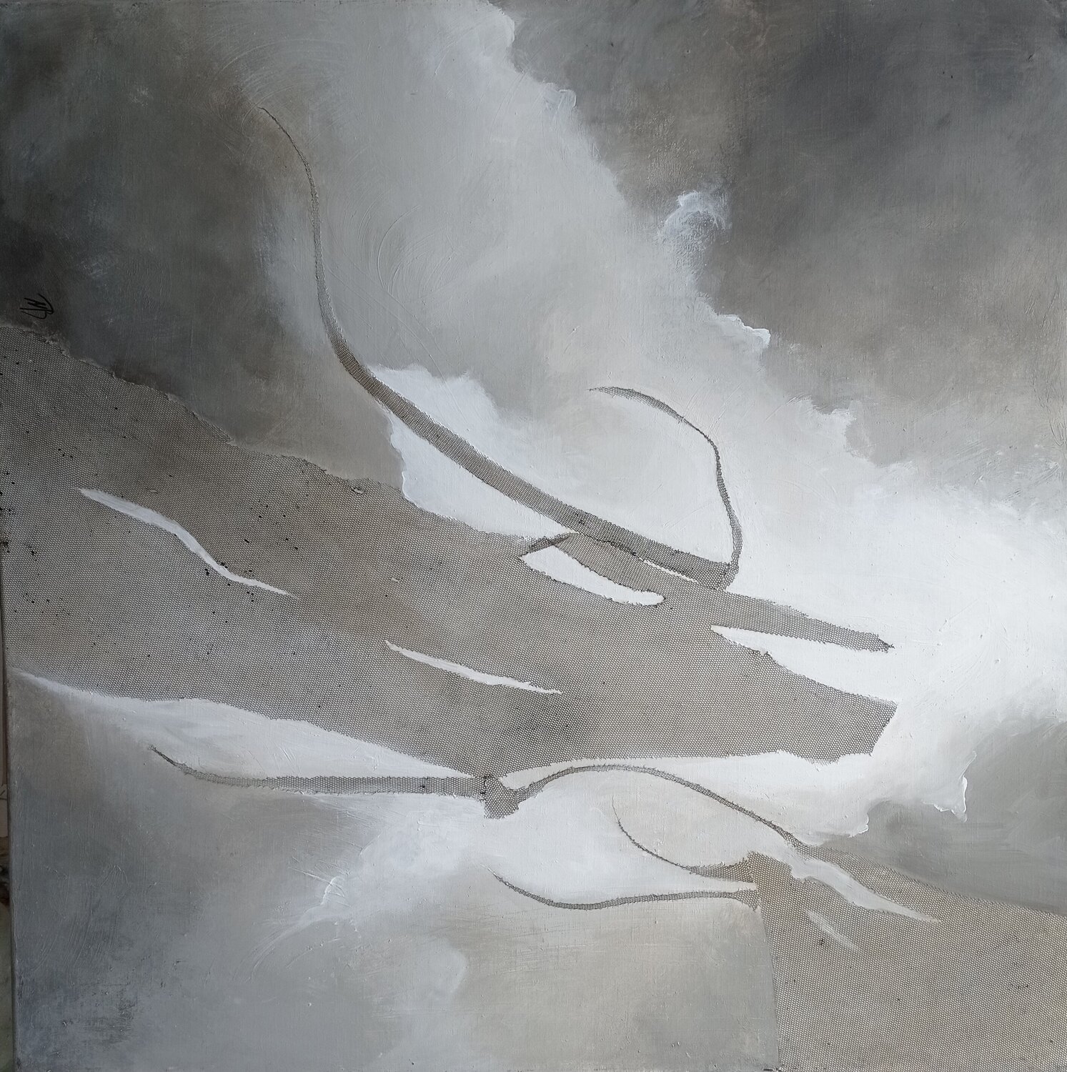 Le voile Marité Bouis Original painting for sale