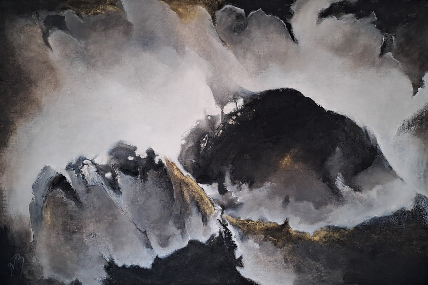 Royaume Minéral Marité Bouis Original painting for sale