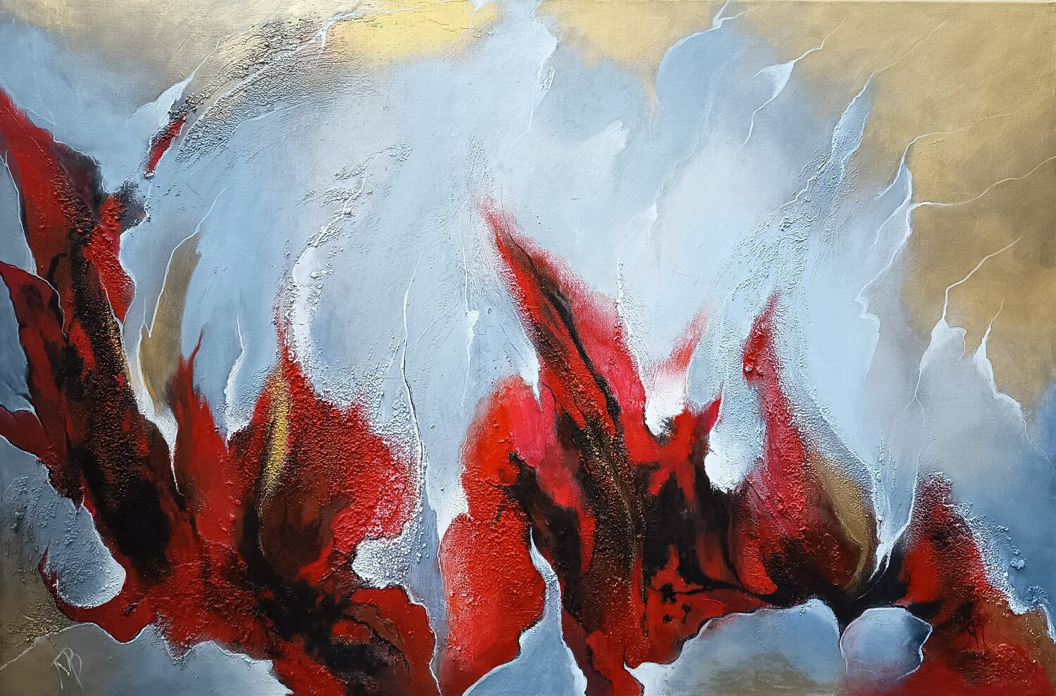 Inferno Marité Bouis Original painting for sale