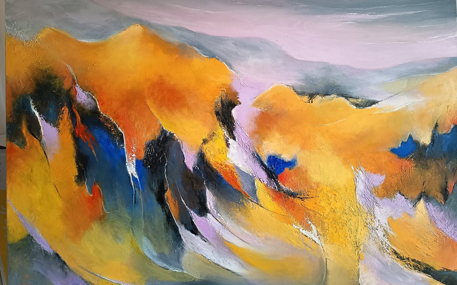 Sève Ardente Marité Bouis Original painting for sale