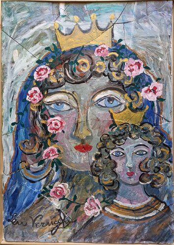 Madonna con Bambinello by Len Vernaghi, Painting for Sale on Select
