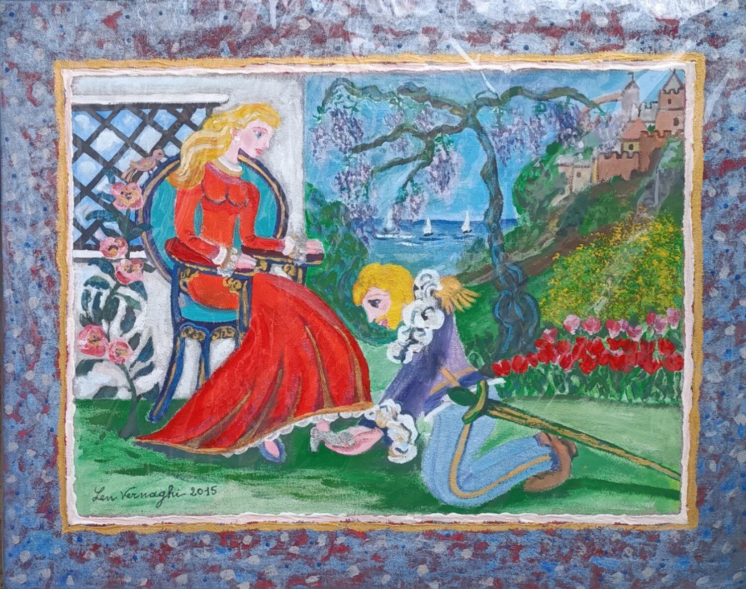 CENERENTOLA Len Vernaghi Original painting for sale