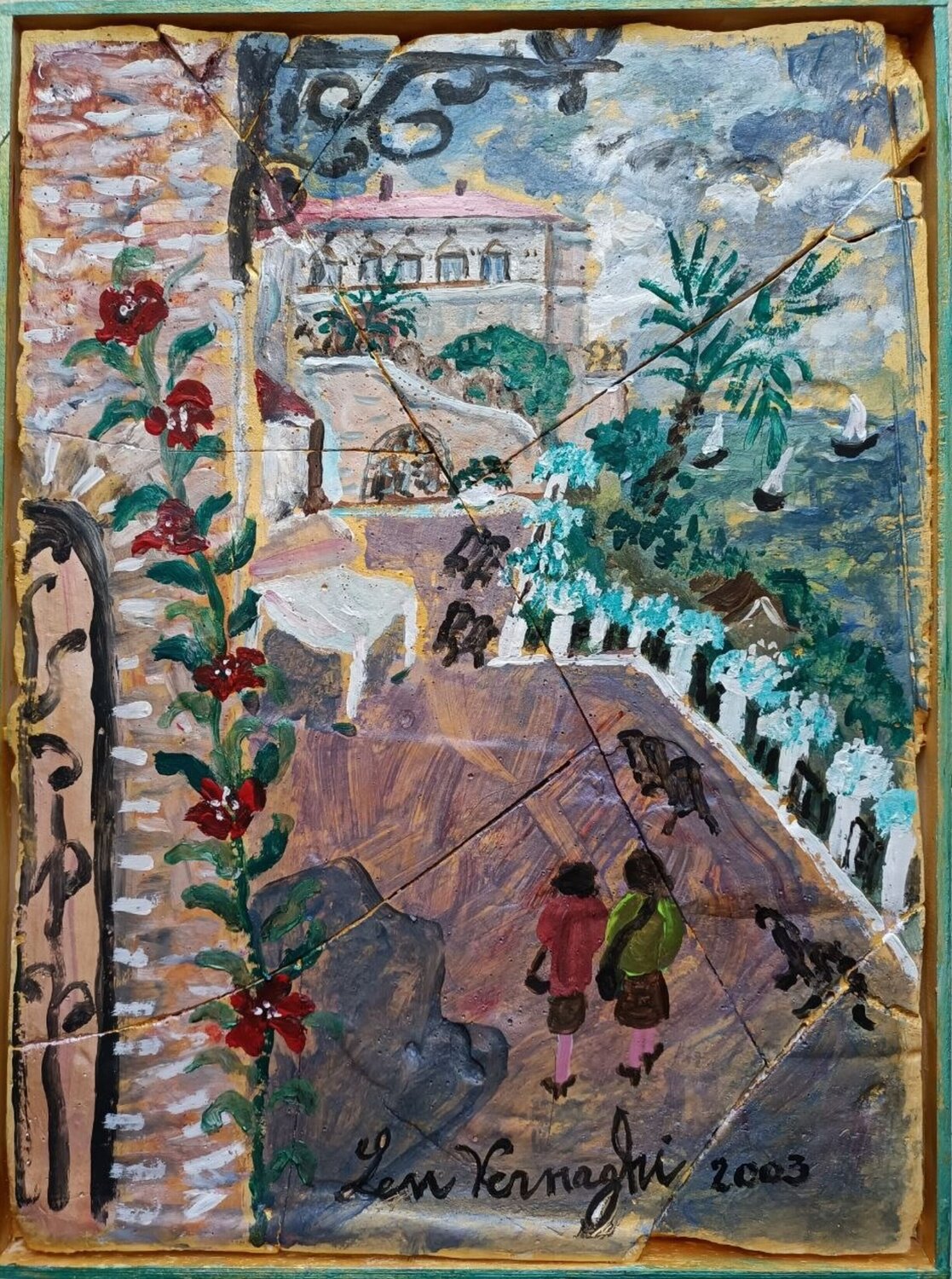 Meriggio a Vasto (Chieti) Len Vernaghi Original painting for sale