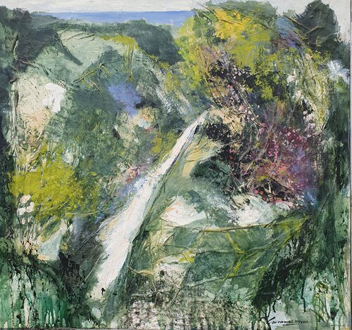 "Entroterra" by Piero Carozzi, Painting for Sale on Select
