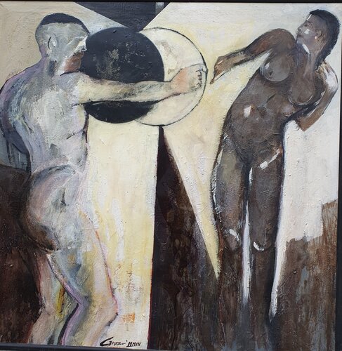 "Eclissi" by Piero Carozzi, Painting for Sale on Select