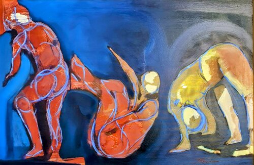 "La  Vita" by Piero Carozzi, Painting for Sale on Select