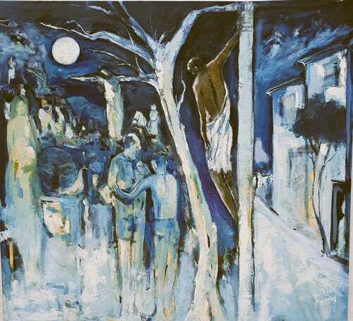 "Prologo" by Piero Carozzi, Painting for Sale on Select