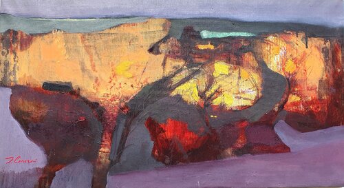 "Nel Paesaggio" by Piero Carozzi, Painting for Sale on Select