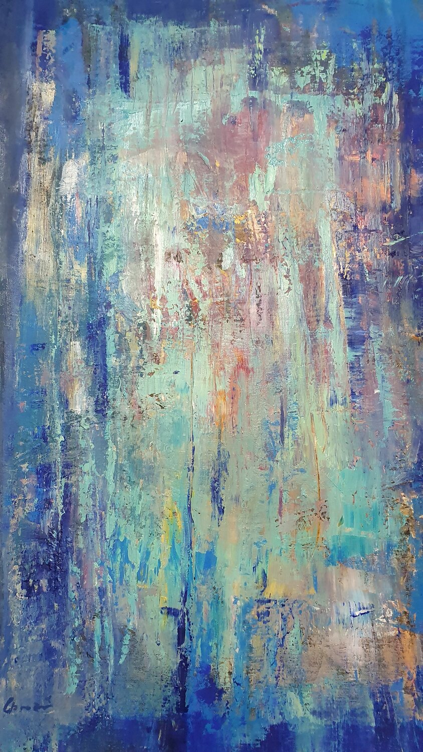 "Connessioni" Piero Carozzi Original painting for sale