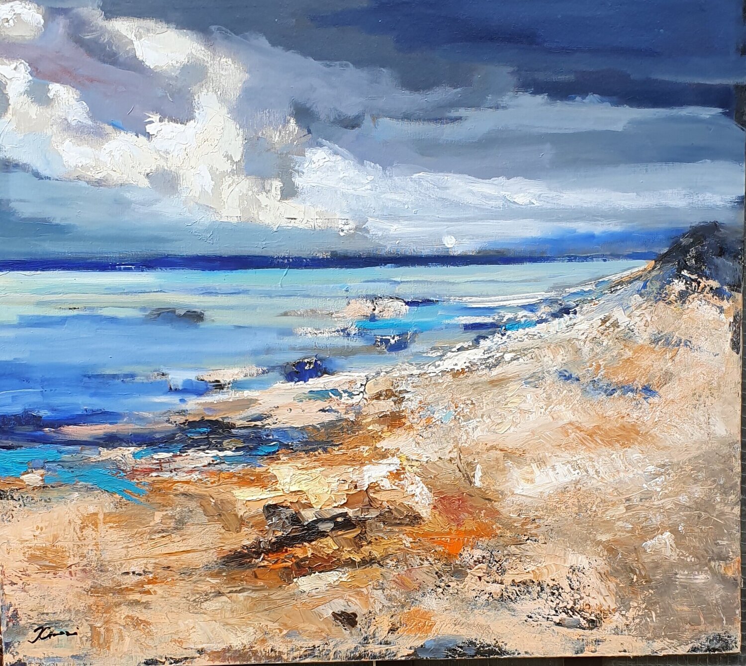 "Sabbia" Piero Carozzi Original painting for sale