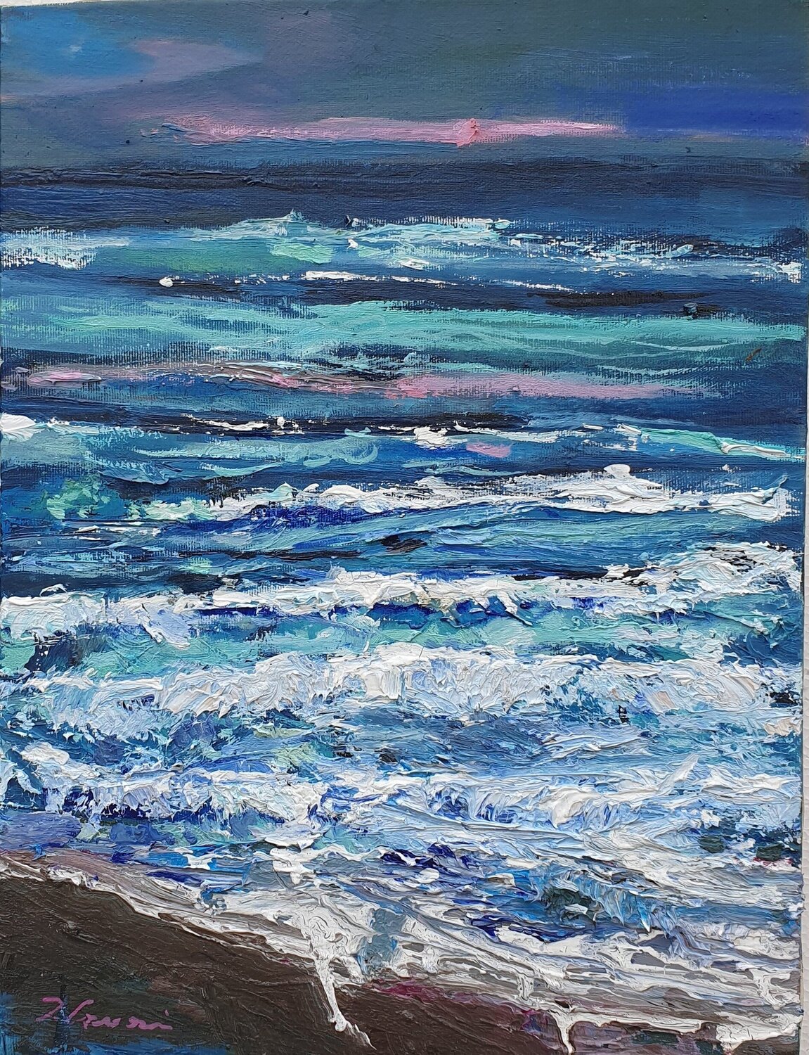 "Sequenza" Piero Carozzi Original painting for sale