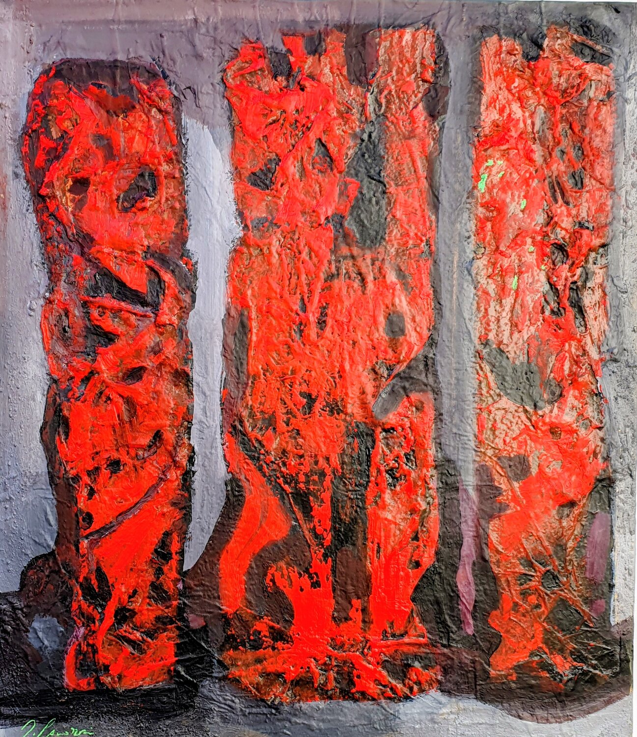 "Sculture" Piero Carozzi Original painting for sale