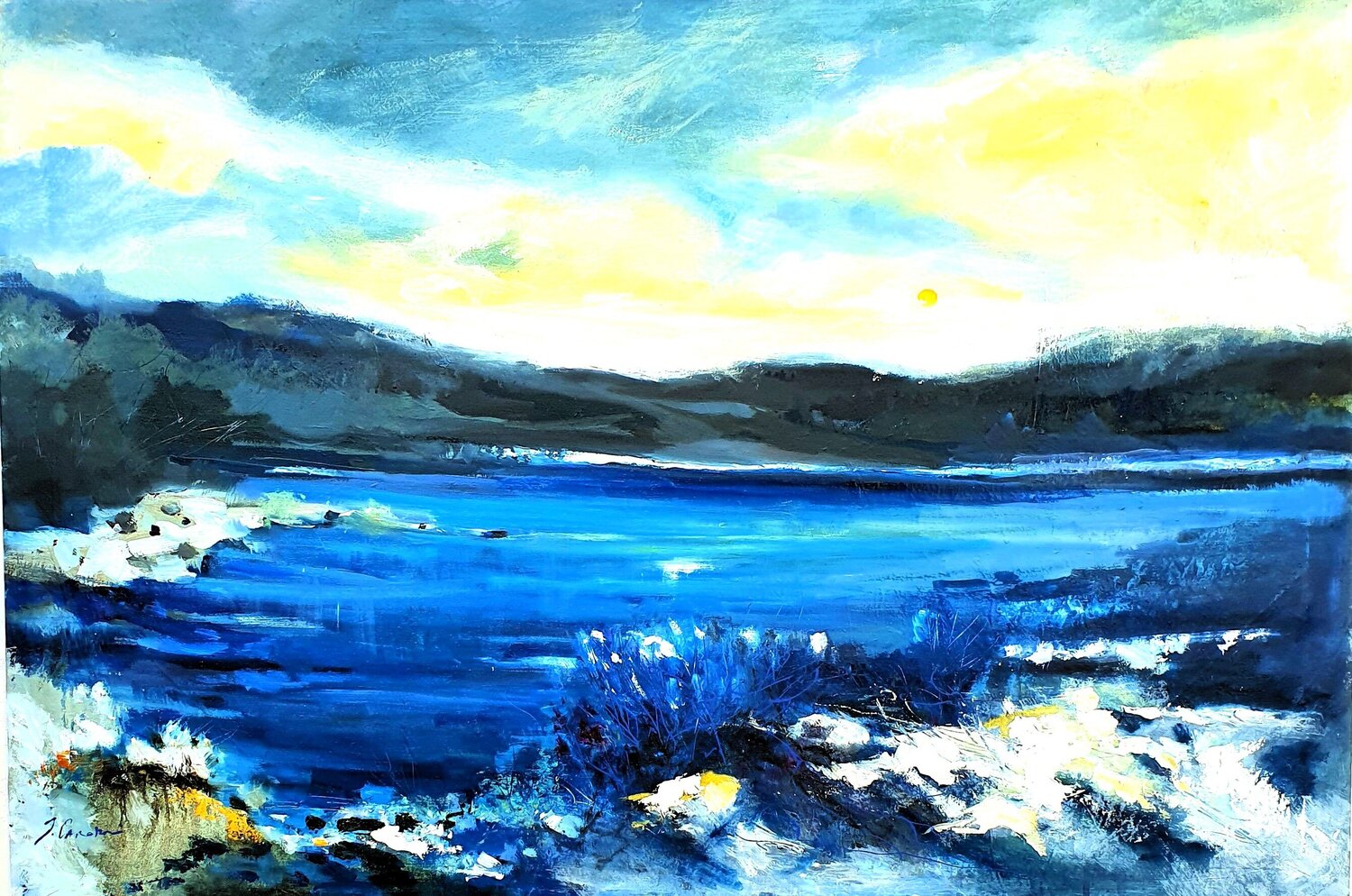 "Argine" Piero Carozzi Original painting for sale