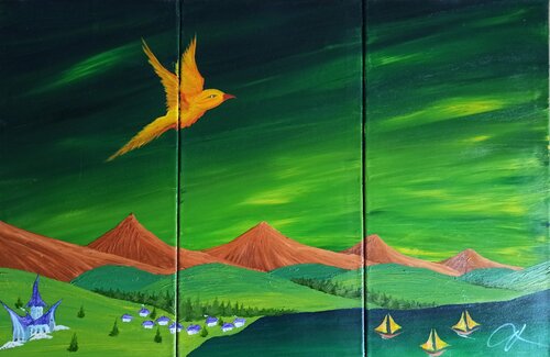Nordland by Christian Tschierske, Painting for Sale on Select