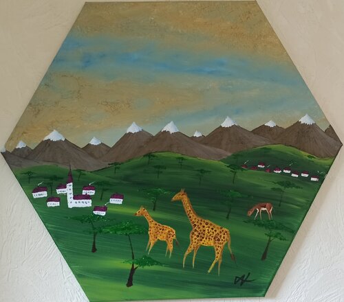 Wildlife 3 by Christian Tschierske, Painting for Sale on Select