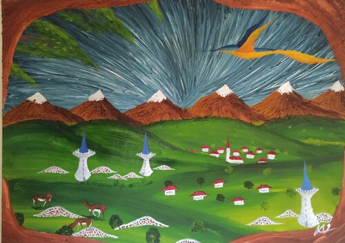Die Nacht 2 by Christian Tschierske, Painting for Sale on Select
