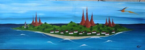 Insel 5 von Christian Tschierske, Malerei kaufen auf Select