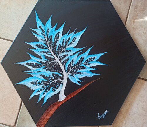 Baum Winter 2 von Christian Tschierske, Malerei kaufen auf Select