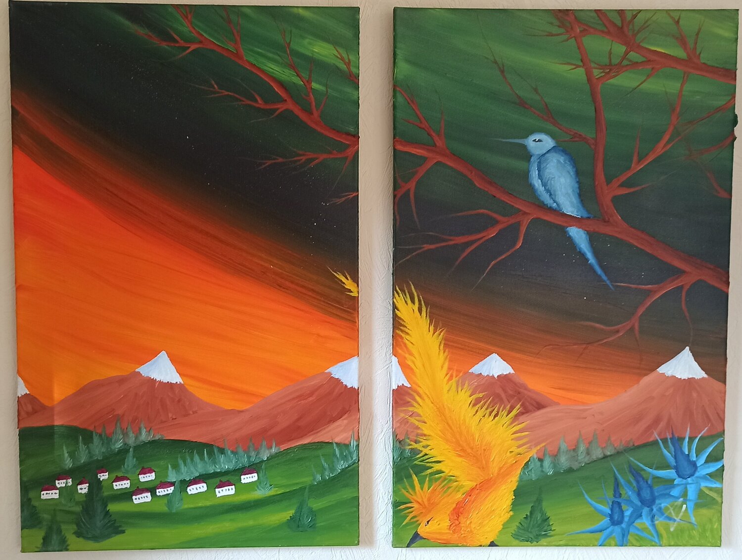 Feuerschwanz Christian Tschierske Original painting for sale