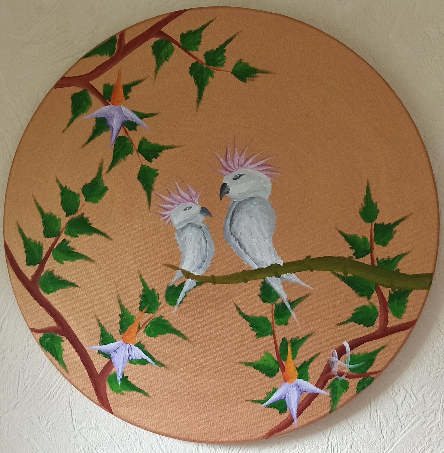 Kakadus Christian Tschierske Original painting for sale